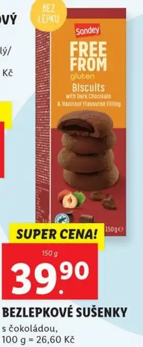 Lidl BEZLEPKOVÉ SUŠENKY nabídka