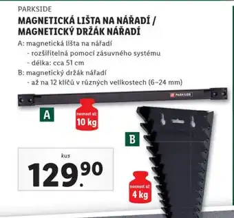 Lidl PARKSIDE MAGNETICKÁ LIŠTA NA NÁŘADÍ / MAGNETICKÝ DRŽÁK NÁŘADÍ nabídka