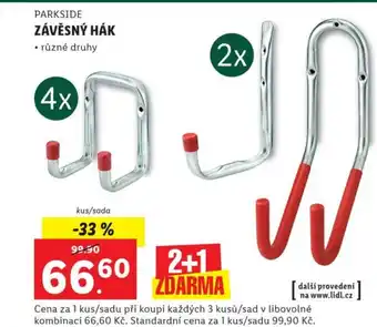 Lidl PARKSIDE ZÁVĚSNÝ HÁK nabídka