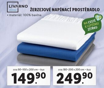 Lidl ŽERZEJOVÉ NAPÍNACÍ PROSTĚRADLO nabídka
