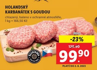 Lidl HOLANDSKÝ KARBANÁTEK S GOUDOU nabídka