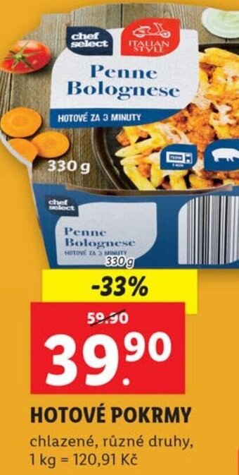 Lidl HOTOVÉ POKRMY nabídka
