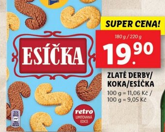 Lidl ZLATÉ DERBY/ KOKA/ESÍČKA nabídka