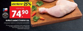 Lidl KUŘECÍ ZADNÍ ČTVRTKY XXL nabídka