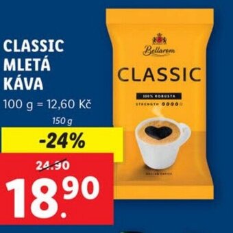Lidl CLASSIC MLETÁ KÁVA nabídka