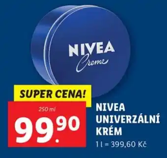 Lidl NIVEA UNIVERZÁLNÍ KRÉM nabídka