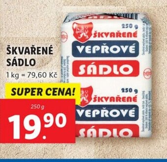 Lidl ŠKVAŘENÉ SÁDLO nabídka