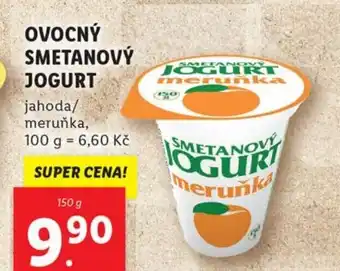 Lidl OVOCNÝ SMETANOVÝ JOGURT nabídka