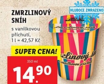 Lidl ZMRZLINOVÝ SNÍH nabídka