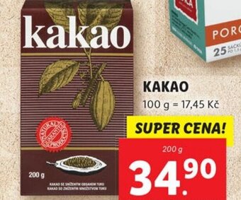 Lidl KAKAO nabídka