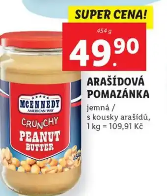 Lidl ARAŠÍDOVÁ POMAZÁNKA nabídka