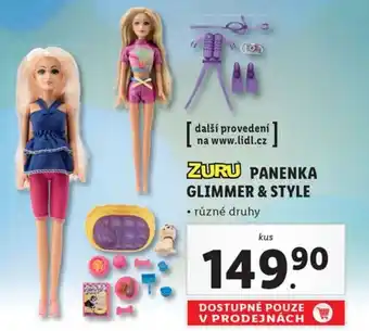 ZURU PANENKA GLIMMER & STYLE