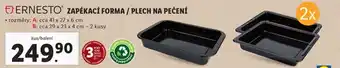 Lidl ERNESTOⓇ ZAPÉKACÍ FORMA / PLECH NA PEČENÍ nabídka