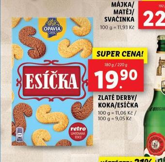 Lidl Zlaté derby / koka / esíčka nabídka