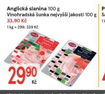 Anglická slanina 100 g