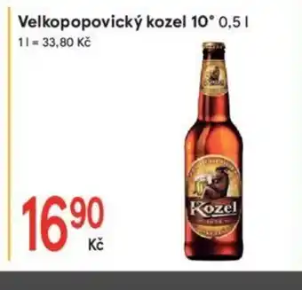 Žabka Velkopopovický kozel 10° 0,5 1 nabídka