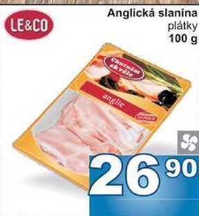 Jip Anglická slanina plátky 100 g nabídka