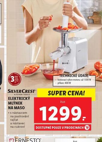 Lidl Elektrický mlýnek na maso nabídka