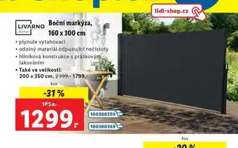Lidl Boční markýza nabídka