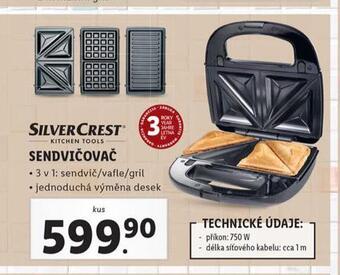 Lidl Sendvičovač nabídka
