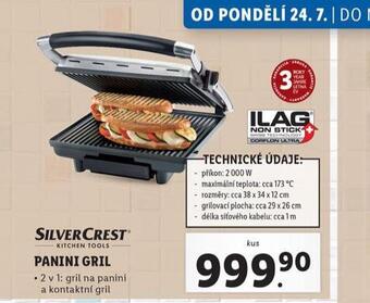 Lidl Panini gril nabídka