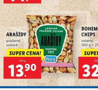 Lidl Arašídy pražené solené nabídka