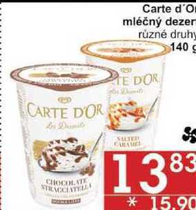 Jip Carte d'or mléčný dezert různé druhy, 140 g nabídka