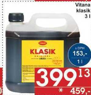 Jip Vitana klasik, 3 l nabídka