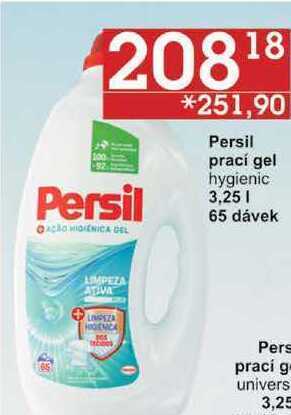 Jip Persil prací gel hygienic 3,25 l, 65 dávek nabídka