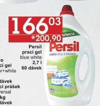 Jip Persil prací gel blue white 2,7 l, 60 dávek nabídka