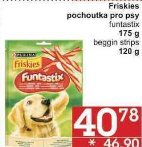 Jip Friskies pochoutka pro psy funtastix, 175 g nabídka