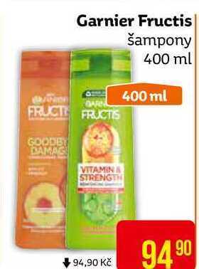 Teta Garnier fructis šampony 400 ml nabídka