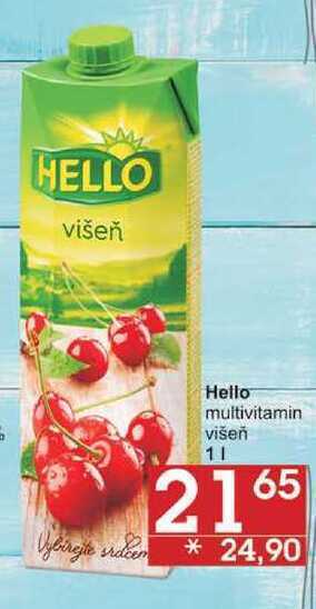 Jip Hello multivitamin, 1 l nabídka