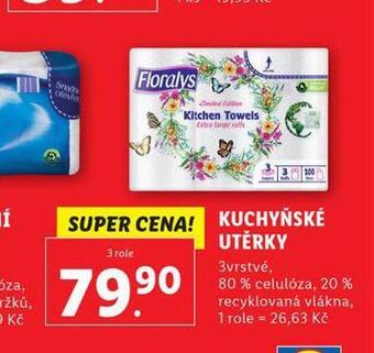 Lidl Florasyl kuchyňské utěrky nabídka