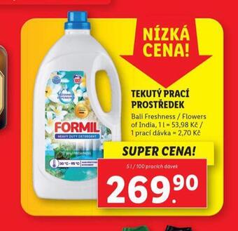 Formil tekutý prací prostředek