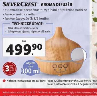 Lidl Aroma difuzér nabídka