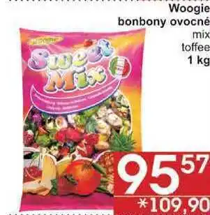 Jip Woogie bonbony ovocné mix toffee, 1 kg nabídka