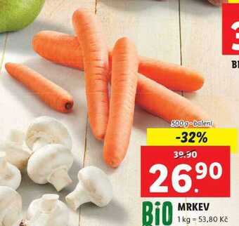 Lidl Mrkev, 500 g nabídka