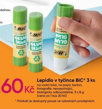 Lepidlo v tyčince BiC® 3 ks