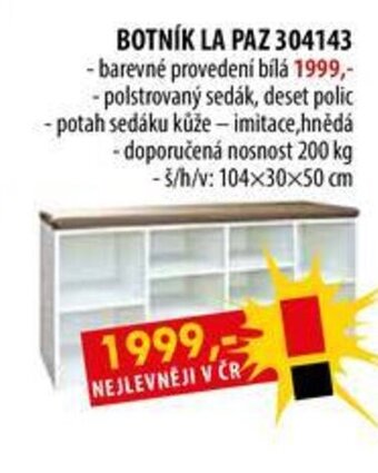 IDEA nábytek BOTNÍK LA PAZ 304143 nabídka