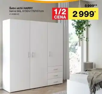 Šatní skříň HARRY