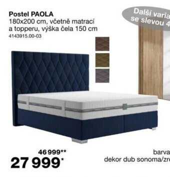 Sconto Postel PAOLA nabídka