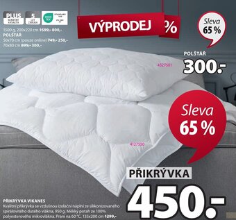 JYSK PŘIKRÝVKA VIKANES nabídka