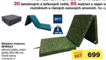 Sconto Skládací matrace SPIRALY nabídka