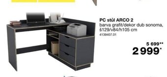 Sconto PC stůl ARCO 2 nabídka