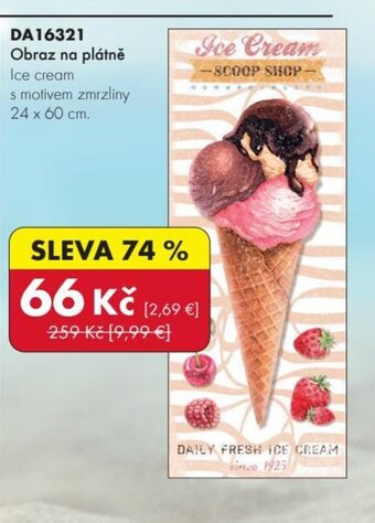DA16321 Obraz na plátně Ice cream