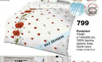 Sconto Povlečení 70x90 a 140x200 cm,100% bavlna, různé vzory nabídka