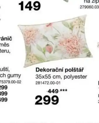 Sconto Dekorační polštář 35x55 cm, polyester nabídka