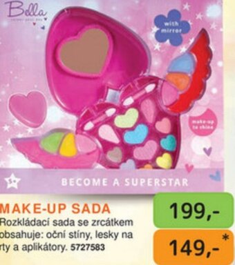 Dráčik MAKE-UP SADA Rozkládací sada se zrcátkem obsahuje: oční stíny, lesky na rty a aplikátory. 5727583 nabídka