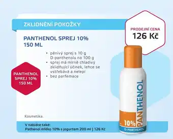 PANTHENOL SPREJ 10% 150 ML